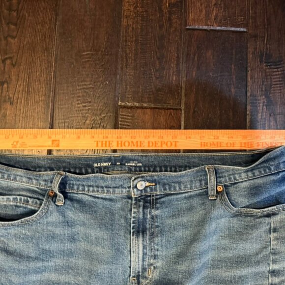 LOGO By Lori Goldstein Wide Leg Ankle Release Hem Jeans Size 22P Petite Two Tone - Picture 5 of 7